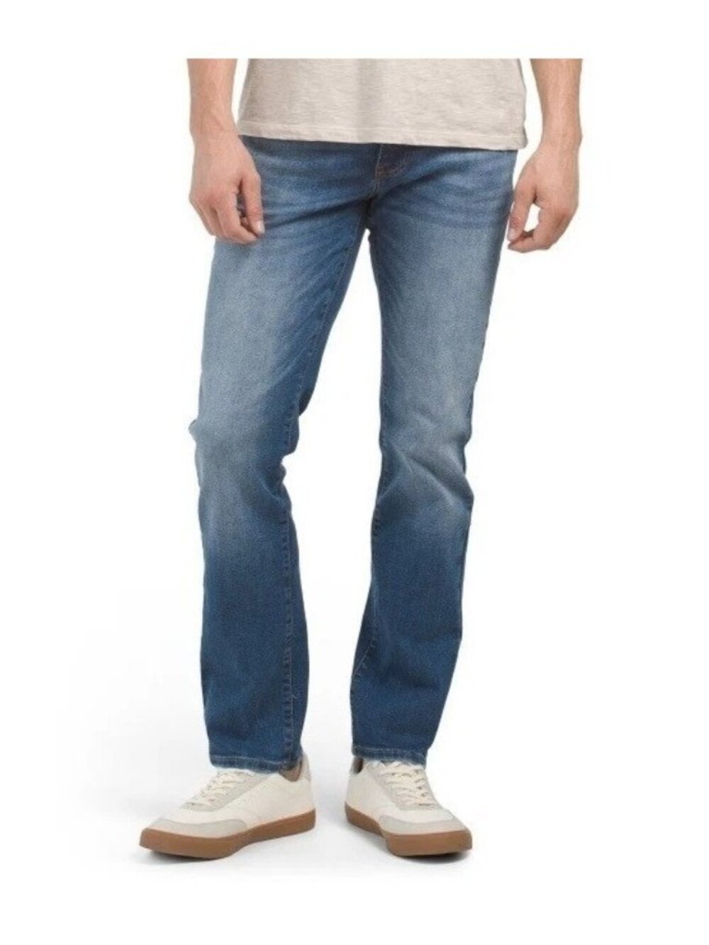 Lucky Brand 223 Straight Men's Size 34x29 Medium Blue Jeans Wash Denim d1647 - Picture 1 of 10